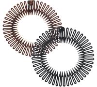 Extensible Cheveux, 2 Pièces Full Circle Peigne, Plastique Souple Peigne Circulaire, Peigne Extensible, Peigne À Cheveux Extensible