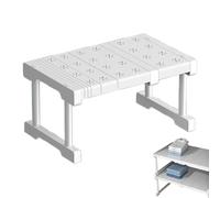 Extensible pour armoire, empilable pour armoire, organisateur de garde-manger, séparateur d'armoire réglable, séparateur d'armoire, décoratif, support d'armoire pour chambre à coucher, cuisine