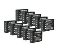 EXTENSILO 10x Batterie Compatible avec HBC Crane Truck Driving, Technos opérateur télécommande Industrielle (2500mAh, 6V, NiMH) - Noir