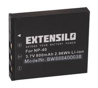 EXTENSILO 1x Batterie compatible avec Braun D-12, D-75i, D-808, D-830 appareil photo, reflex numérique (800mAh, 3,7V, Li-ion)