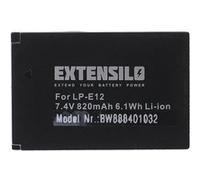EXTENSILO 1x Batterie compatible avec Canon PowerShot SX70 HS appareil photo (820mAh, 7,4V, Li-ion) G
