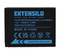 EXTENSILO 1x Batterie compatible avec Fujifilm FinePix HS50EXR, HS30EXR, HS33EXR, HS50 appareil photo (1140mAh, 7,2V, Li-ion)