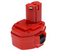EXTENSILO 1x Batterie compatible avec Makita 4333DWDE, 5094DWD, 4333DZ, 6228DW, 5630DWD, 6228DWAE, 4333DWD outil électrique (3300 mAh, NiMH, 14,4 V)