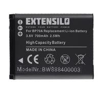 EXTENSILO 1x Batterie compatible avec Samsung L20, ES78, ES80, ES90, ES91, MV800, N9V appareil photo, reflex numérique (700mAh, 3,6V, Li-ion)