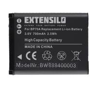 EXTENSILO 1x Batterie compatible avec Samsung PL20, PL80, PL100, PL120, PL170, PL171, PL200 appareil photo, reflex numérique