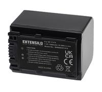 EXTENSILO 1x Batterie Compatible avec Sony FDR-AX33, FDR-AX53E, FDR-AX100E, FDR-AX43, DSLR-A330, FDR-AX53 Appareil Photo (1500mAh, 7,2V, Li-ION)