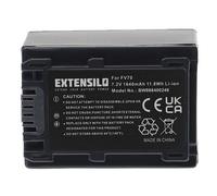 EXTENSILO 1x Batterie compatible avec Sony HDR-CX130E, HDR-CX130ES, HDR-CX130EL, HDR-CX130EB, HDR-CX130ER appareil photo (1640mAh, 7,2V, Li-ion)