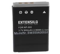 EXTENSILO 1x Batterie compatible avec Traveler Slimline X5, X6 appareil photo, reflex numérique (800mAh, 3,7V, Li-ion)