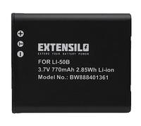 EXTENSILO 1x Batterie Remplacement pour Kodak LB-052 pour Appareil Photo (770mAh, 3,7V, Li-ION)