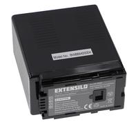 EXTENSILO 1x Batteriecompatible avec Panasonic HDC-SX5, HDC-SDT750, HDC-SDT750K appareil photo, reflex numérique (7800mAh, 7,2V, Li-ion)