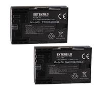 EXTENSILO 2x Batterie compatible avec Canon EOS 80D, R5, R6, 7D Mark II, 70D, 90D, R, R7, Ra, R5 C, 7D appareil photo (2000mAh, 7,4V, Li-ion)