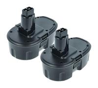 EXTENSILO 2X Batterie Compatible avec Dewalt DW988, DW999, DW988KQ, DW997, DW997K-2, DW998, DW995, DW989 Outil électrique (3300 mAh, NiMH, 18 V)