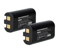 EXTENSILO 2x Batterie compatible avec Dymo LabelManager 260, 260 P, 280, PnP imprimante, scanner, imprimante d'étiquettes (1000mAh, 7,4V, Li-ion)