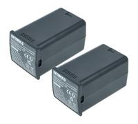 EXTENSILO 2X Batterie Compatible avec Godox WB300P, AD200, AD200pro, AD300 Pro Flash Flash d'appareil Photo (3200mAh, 14,8V, Li-ION)