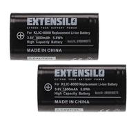 EXTENSILO 2X Batterie Compatible avec Kodak EasyShare Z712 is