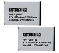 EXTENSILO 2x Batterie compatible avec Lumicron LDC-626Z3, LDC-825z3, ee-pack-33, LDC-4013, LDC-4230, 4013 appareil photo (1300mAh, 3,7V, Li-ion)