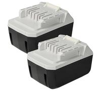 EXTENSILO 2X Batterie Compatible avec Makita MT071E, MDF452DWEG, TD127D, TD127D Impact Driver, JV183D Outil électrique (5000 mAh, Li-ION, 18 V)
