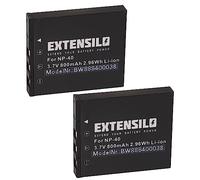 EXTENSILO 2X Batterie Compatible avec Praktica Luxmedia 8503, LB-5030, DCZ 10.3 Appareil Photo (800mAh, 3,7V, Li-ION)