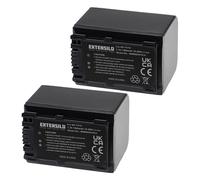 EXTENSILO 2X Batterie Compatible avec Sony DCR-SR35E, DCR-SR37E, DCR-SR36E, DCR-SR40E, DCR-SR38E, DCR-SR42E Appareil Photo (1500mAh, 7,2V, Li-ION)