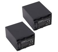 EXTENSILO 2x Batterie compatible avec Sony HDR-CX150, HDR-CX130ES, HDR-CX130EL, HDR-CX130ER, HDR-CX130R appareil photo (3300mAh, 7,4V, Li-ion)