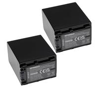 EXTENSILO 2x Batteries compatible avec Sony HDR-PJ650E, HDR-PJ650V, HDR-PJ580VE, HDR-PJ620 appareil photo, reflex numérique (3090mAh, 7,4V, Li-ion)