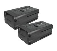 EXTENSILO 2X Batterie Compatible avec Stiga SBC 80 D AE, SAB 80 AE, Multiclip Pro 50 S AE Outil de Jardinage cisaille (5Ah, 80V, Li-ION)