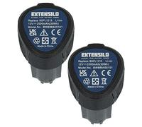 EXTENSILO 2X Batterie Remplacement pour Hendi 936795 | pour outil électrique (2500 mAh, Li-ion, 12 V)