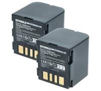 EXTENSILO 2X Batterie Remplacement pour JVC BN-VF707