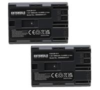 EXTENSILO 2X Batteries Compatible avec Canon MV750i, MVX100i, MVX150i, MVX1, MVX1i, MVX2i Appareil Photo, Reflex numérique (1900mAh, 7,4V, Li-ION)