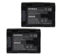 EXTENSILO 2x Batteries compatible avec JVC GZ-HM335BEU, GZ-HM340, GZ-HM35, GZ-HM350 appareil photo, reflex numérique (890mAh, 3,6V, Li-ion)