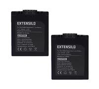 EXTENSILO 2X Batteries Compatible avec Leica V-Lux 1 Appareil Photo, Reflex numérique (750mAh, 7,2V, Li-ION)
