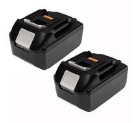 EXTENSILO 2x Batteries compatible avec Makita ML184, MDF452DWEG, ML180, ML184(FlashLight) outil électrique (2500 mAh, Li-ion, 18 V)