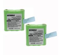 EXTENSILO 2x Batteries compatible avec Midland GXT250 radio talkie-walkie (800mAh, 4,8V, NiMH)