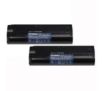 EXTENSILO 2x Batteries compatible avec Mikrofyn Mikrolaser MLP-120 outil électrique (3300 mAh, NiMH, 7,2 V)