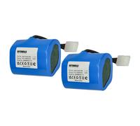 EXTENSILO 2x Batteries compatible avec Neato Signature 25, XV-11, XV-12, XV-11 All Floor outil électrique aspirateur, robot aspirateur (6000 mAh, Li-ion, 7,4 V)