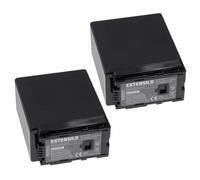 EXTENSILO 2x Batteries compatible avec Panasonic HDC-HS9EG-S, HDC-HS9GK, HDC-MDH1GK appareil photo, reflex numérique (7800mAh, 7,2V, Li-ion)
