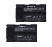 EXTENSILO 2x Batteries compatible avec Samsung SC-D351, SC-D352, SC-D353, SC-D354, SC-D355 appareil photo, reflex numérique (1600mAh, 7,2V, Li-ion)