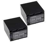 EXTENSILO 2x Batteries compatible avec Sony HDR-CX130, HDR-CX130E, HDR-CX130EB, HDR-CX130EL appareil photo, reflex numérique (3090mAh, 7,4V, Li-ion)