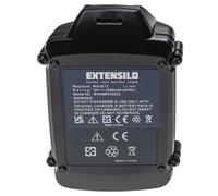 EXTENSILO 2x Batteries compatible avec Worx WU289, WX026, WG951, WG951.2, WG951.4, WU287, WU381 outil électrique (2500 mAh, Li-ion, 18 V)