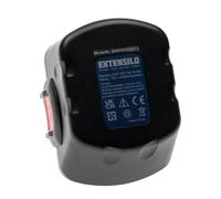 EXTENSILO 2x Batteries remplacement pour Bosch BAT049, BAT045, BAT046, 2 609 200 306, BAT043, 2 607 336 002 pour outil électrique (3300 mAh, NiMH, 12 V)