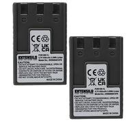 EXTENSILO 2X Batteries Remplacement pour Canon NB-1L, NB-1LH pour Appareil Photo, Reflex numérique (950mAh, 3,7V, Li-ION)