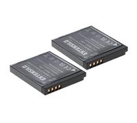 EXTENSILO 2X Batteries Remplacement pour Panasonic DMW-BCK7, DMW-BCK7E, DMW-BCK7PP pour Appareil Photo, Reflex numérique (700mAh, 3,7V, Li-ION)