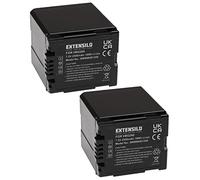 EXTENSILO 2x Batteries remplacement pour Panasonic VW-VBG260 pour caméra vidéo caméscope (2500mAh, 7,2V, Li-ion)