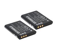 EXTENSILO 2X Batteries Remplacement pour Sanyo DB-L80 pour Appareil Photo, Reflex numérique (700mAh, 3,7V, Li-ION)
