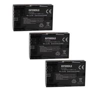 EXTENSILO 3x Batterie compatible avec Blackmagic Micro Studio Camera 4K, Micro Cinema Camera 4K, Pocket Cinema 4K appareil photo (2000mAh, 7,4V, Li-i