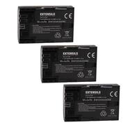 EXTENSILO 3x Batterie compatible avec Canon EOS 80D, R5, R6, 7D Mark II, 70D, 90D, R, R7, Ra, R5 C, 7D appareil photo (2000mAh, 7,4V, Li-ion)
