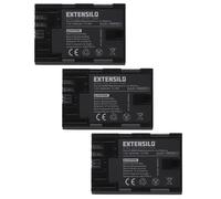 EXTENSILO 3x Batterie compatible avec Canon poignée alimentation BG-E7, BG-E6, BG-E13, BG-E14, BG-E9 (2040mAh, 7,2V, Li-ion)