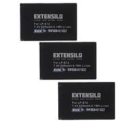 EXTENSILO 3X Batterie Compatible avec Canon PowerShot SX70 HS