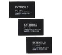 EXTENSILO 3x Batterie compatible avec Canon PowerShot SX70 HS appareil photo (820mAh, 7,4V, Li-ion)