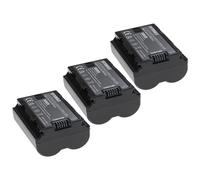 EXTENSILO 3x Batterie compatible avec Fuji Fujifilm GFX 50S II, GFX100S, GFX100 II, X-H2, X-H2S, X-T4, X-S20 appareil photo (2250mAh, 7,2V, Li-ion)